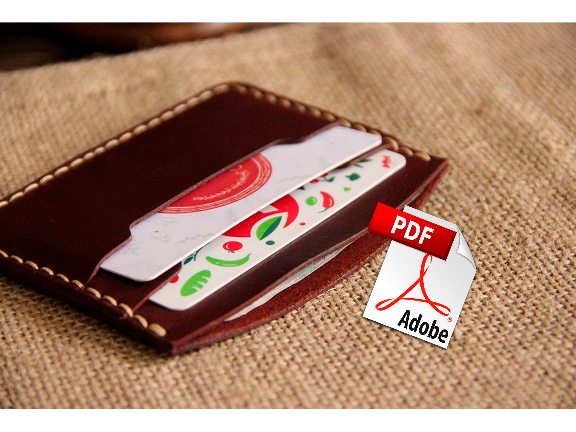 Card Holder Wallet Sewing Pattern Men PDF Download Template Wallet ...
