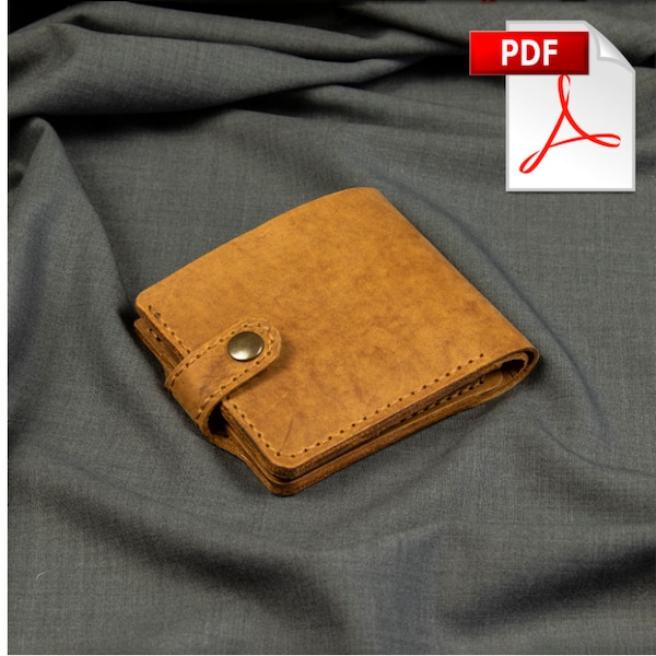 Snap Wallet Pattern Etsy