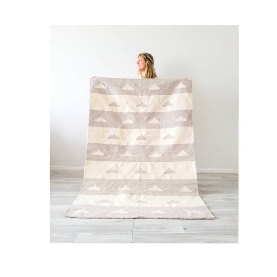 Taupe Beige Neutral Kilim, Handmade Area Rug, Southwestern rug, Bohemian Area Rug, Living Room Rug, Flatwoven Kilim Rug, Bedroom Rug