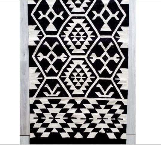 Handwoven Rug Modern Runner Rug Boho Rug Aztec Rug Living - Etsy