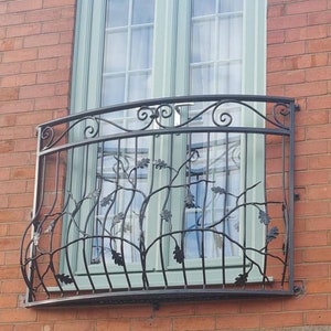 Powder coated juliet balcony, balustrades, railings. Number 30