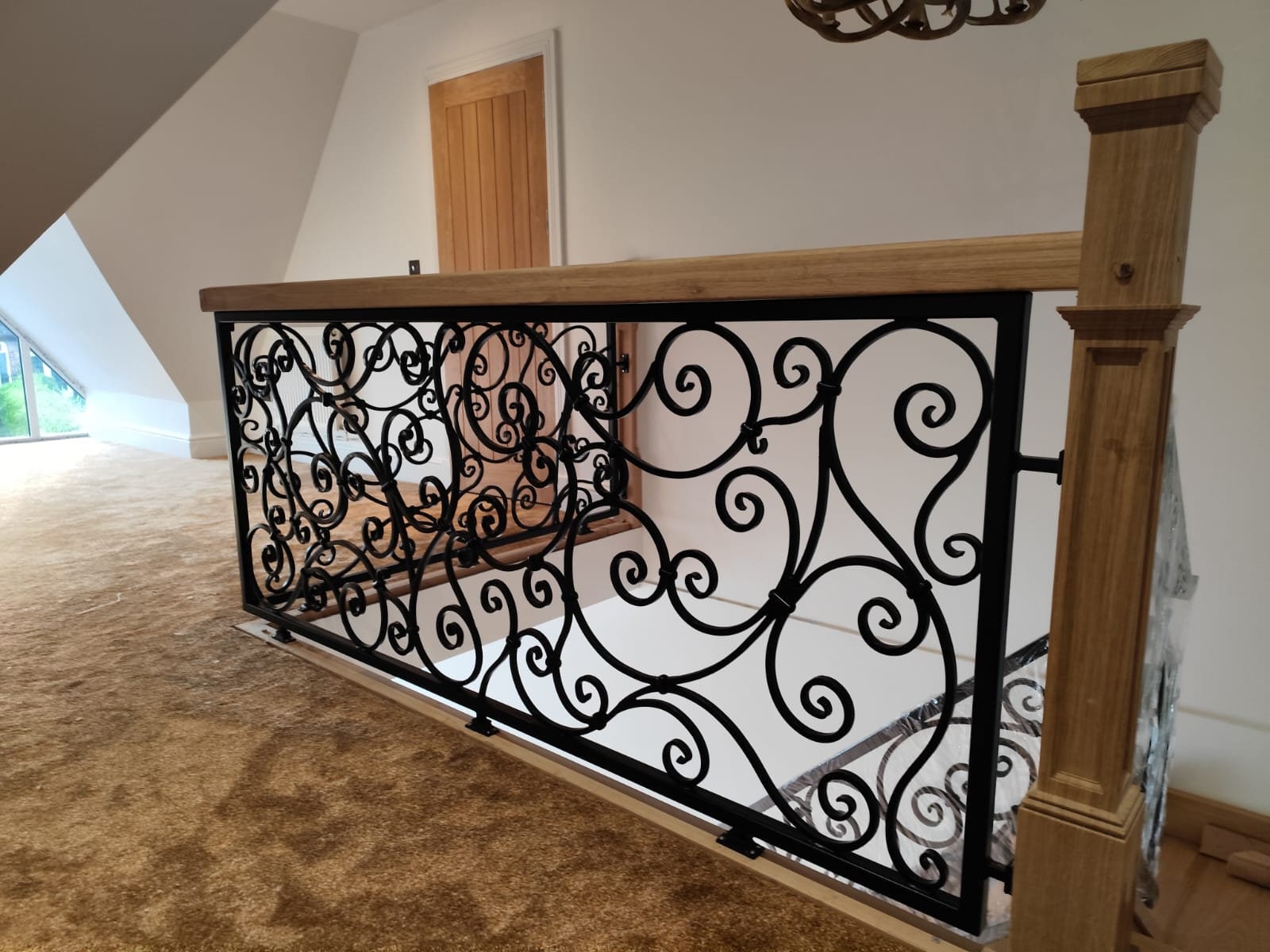 Stair railings, balustrade, renovation, terrace, privacy screen, handrail, balcony decor, staircase, iron gift, Number 3
