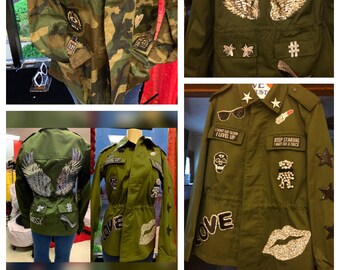 Custom Camo Army Jackets