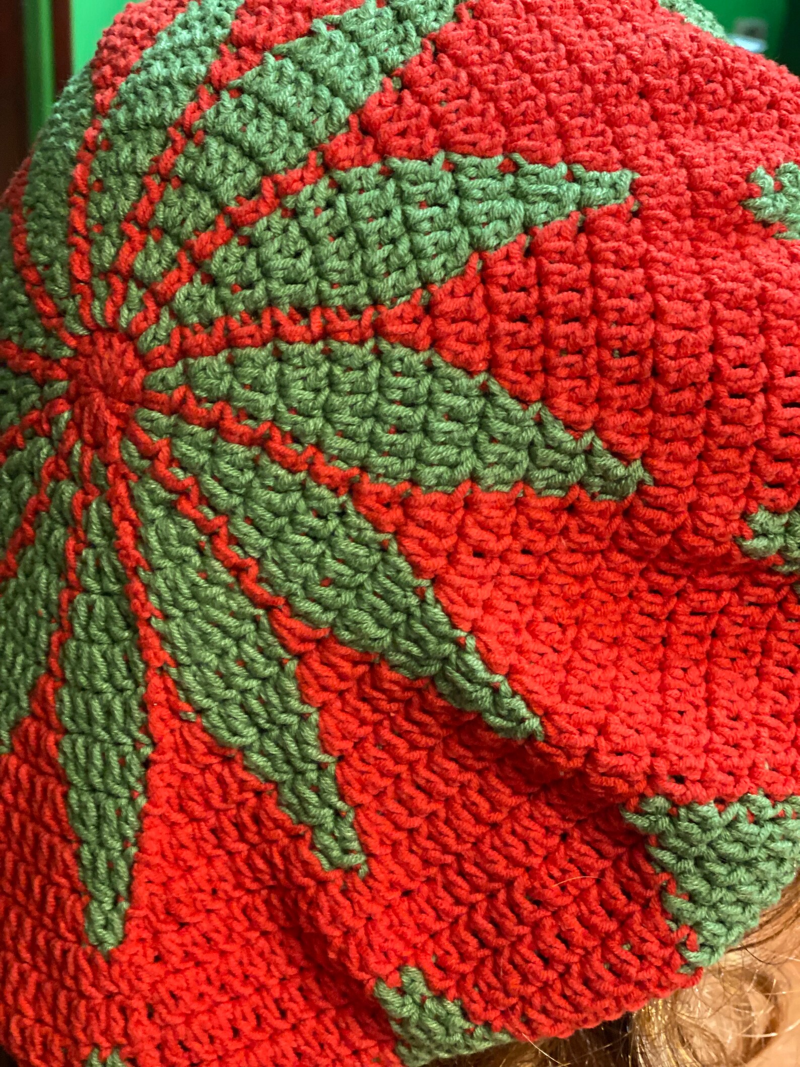 Oversized Rasta Hat, Rasta Beret, Big Rasta Reggae Crochet Handmade ...