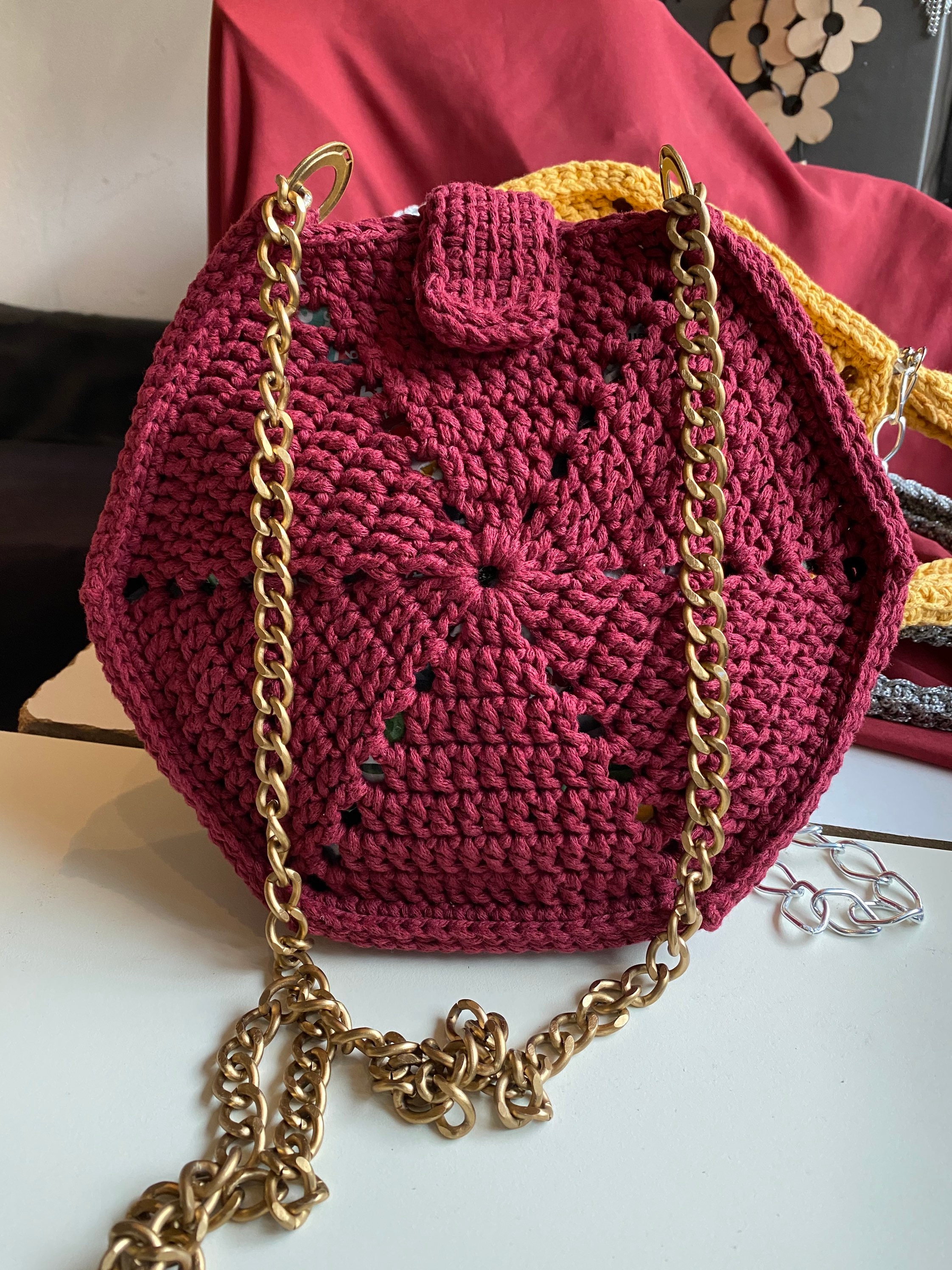 Beautiful Crochet Hexagon Bag - Crochet Kingdom