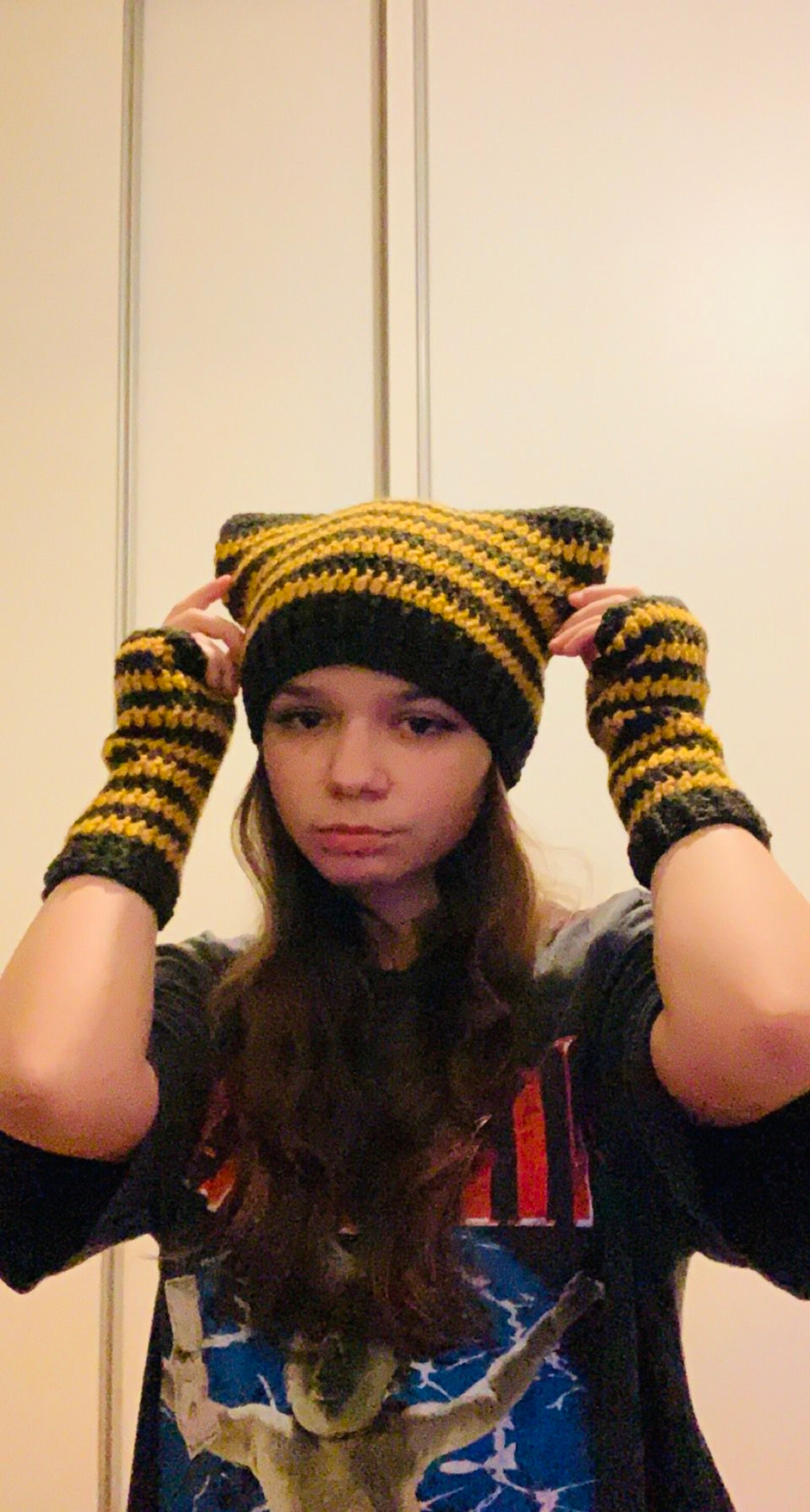 Cat Beanie Crochet Cat Ear Beanie Cat Ears Crochet Square Etsy