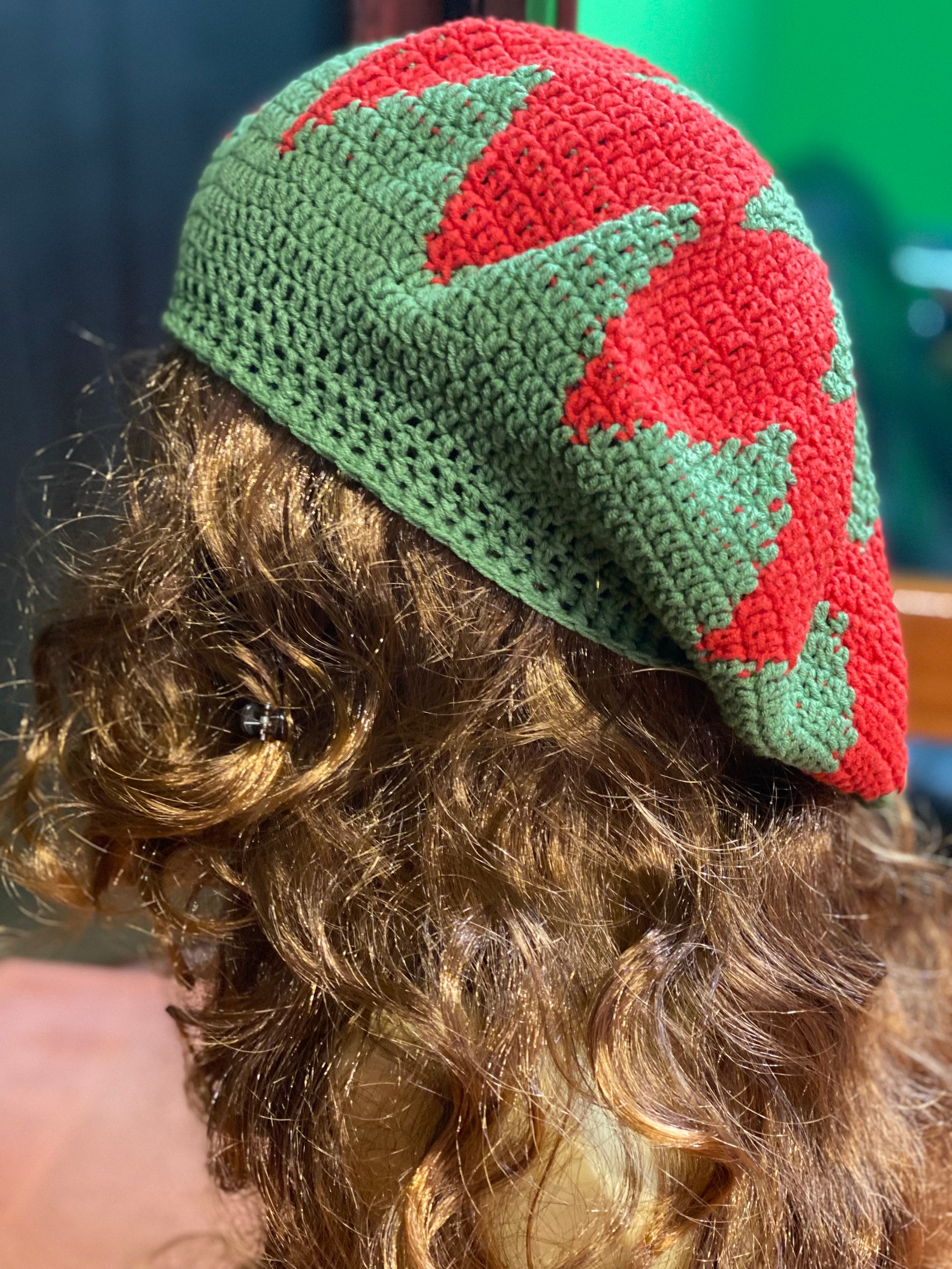 Oversized Rasta Hat, Rasta Beret, Big Rasta Reggae Crochet Handmade ...