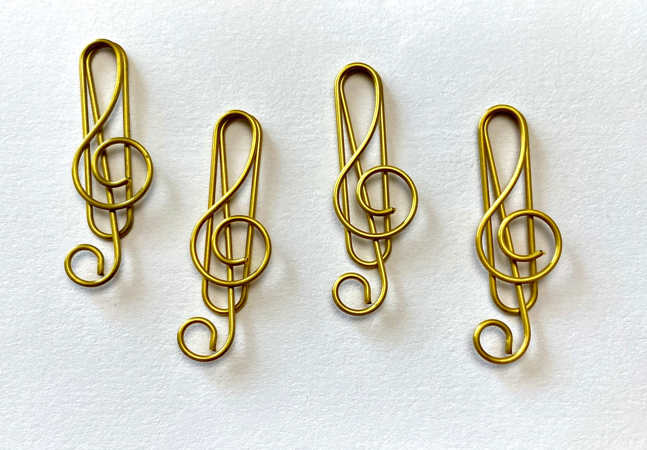 Gold Wire Paper Clips, Musical Notes Shaped Paper Clips, Novelty Clips ...