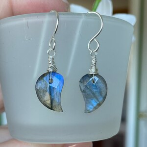 Magatama earrings top