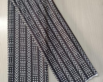 4-way stretch African print fabric_3 continuous yards _Ankara stretch fabric_ total 3y_African print Jersey Stretch