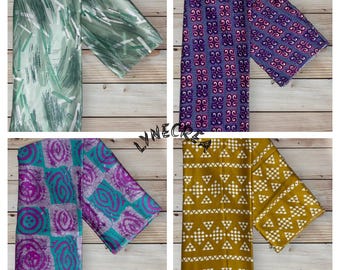 SILK-ONLY-01I-Ankara Silk African Print  Fabric _ total 6yards of silk satin African print fabric