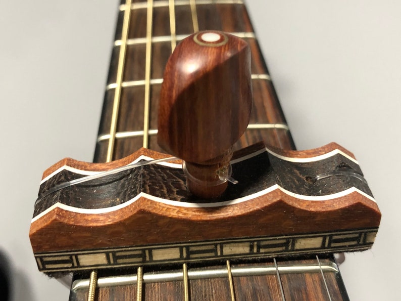 Handcrafted wood capo wooden capo classical / flamenco guitar Etsy