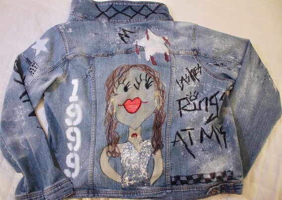 jeans jacket personalized