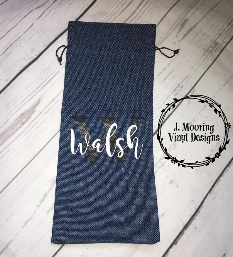 Personalized Wine Bags