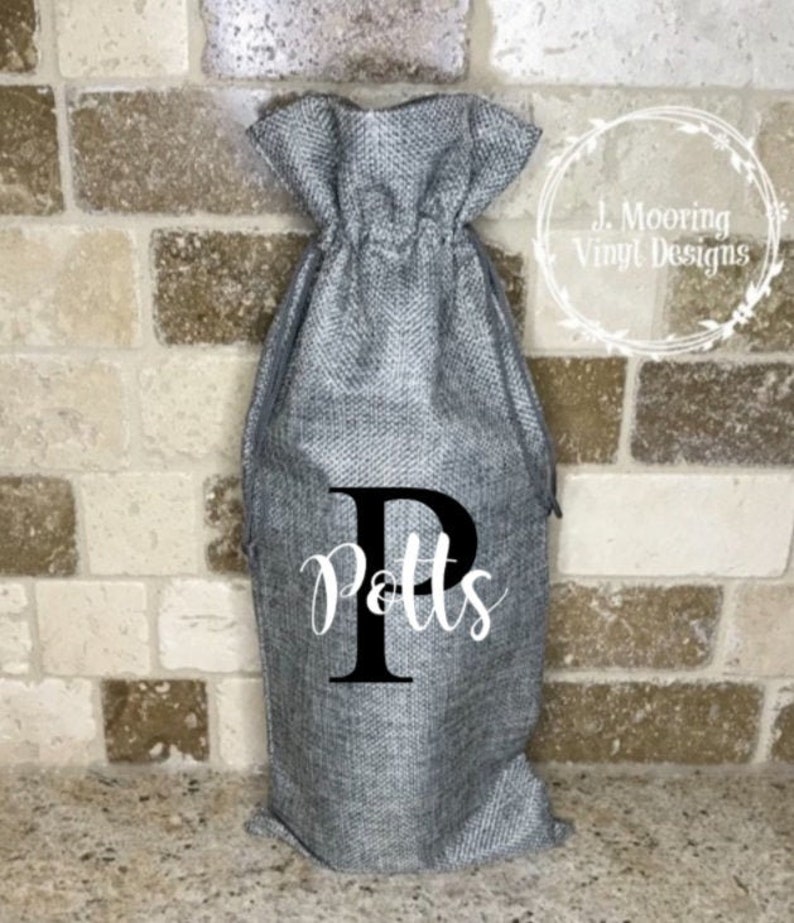 Personalized Wine Bags
