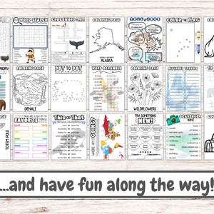 Kids Alaska Travel Journal | Travel Activity Book Kids | Alaska Trip ...