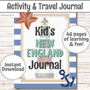 Diario de viaje para niños: Nueva Inglaterra para vacaciones de verano en familia. Guía de vacaciones para niños en Maine: Cape Cod. Lista de deseos. Viaje a Massachusetts (PDF).