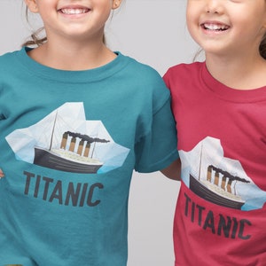 Titanic movie tshirt, history geek t shirt, 6th birthday shirt, 6 7 8 years old gift