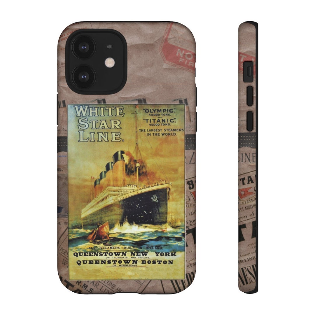 Titanic Phone Cases White Star Line Tough Cases iPhone 12 Etsy