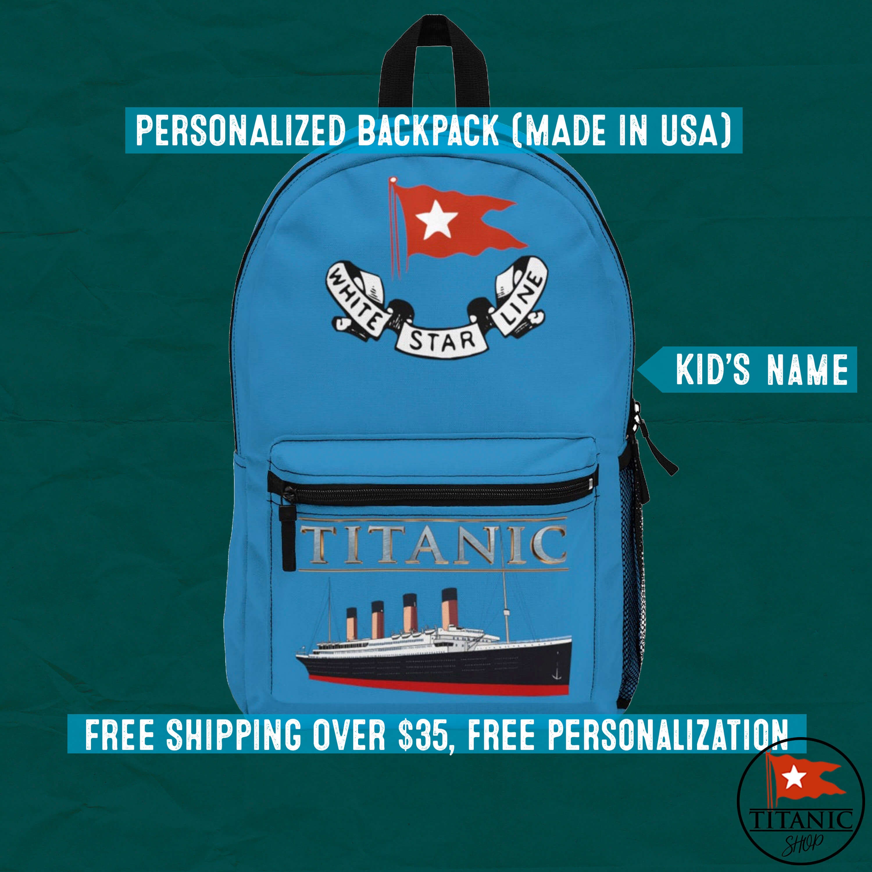 titanic backpack