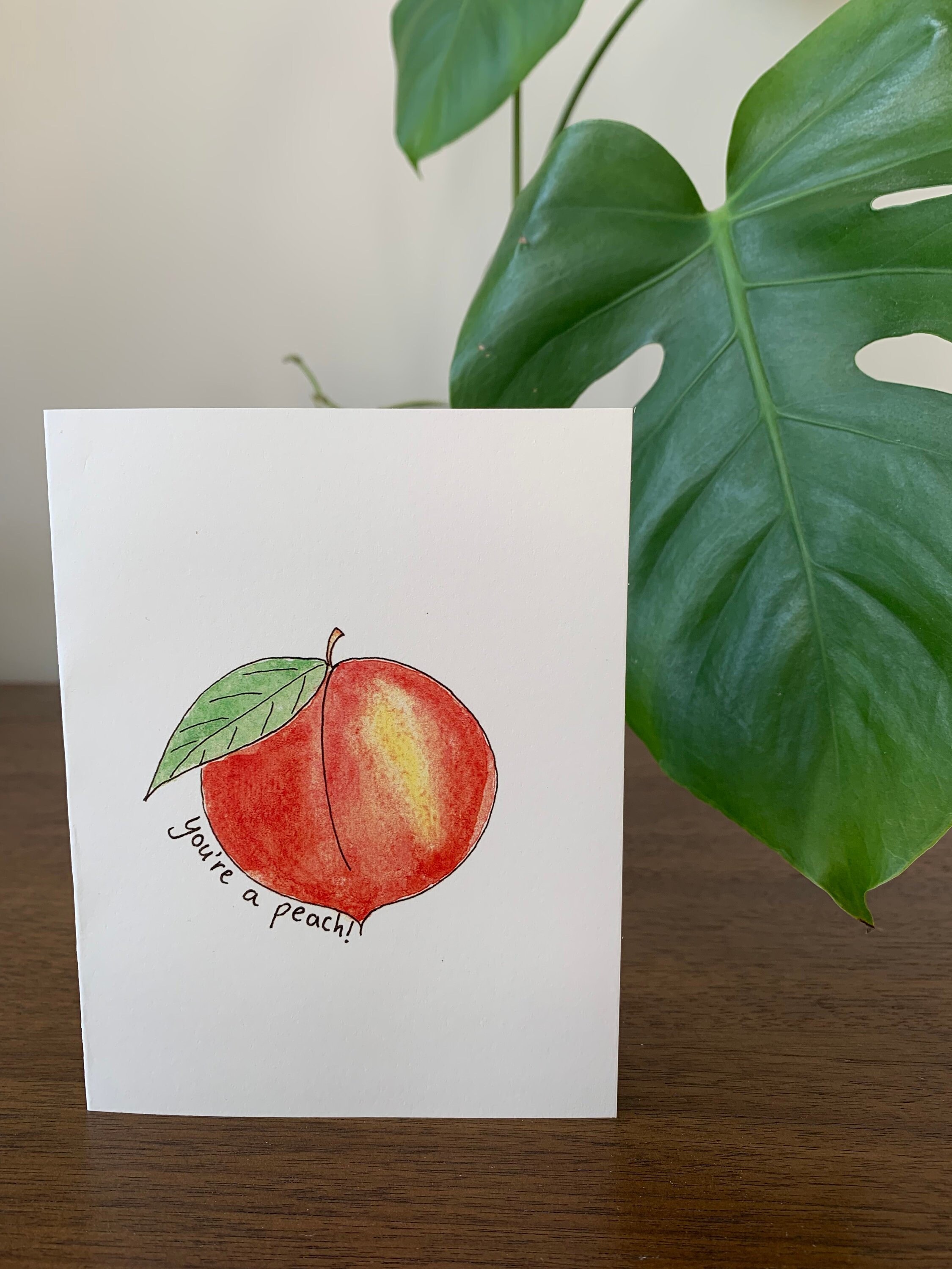 Fruit Pun Greeting Card Etsy