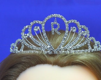 Personalized name anniversary gift tiara crown LR