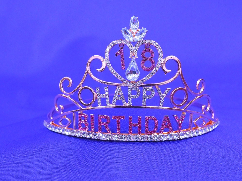 90. Geburtstagsschärpe & Tiara Set – Rose Gold, Mit „90 & Fabulous“ Aufdruck – Inkl. Kuchen-Topper