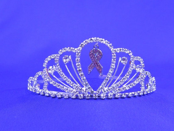 Cinta rosa Tiara Susan G. Komen carrera para el regalo de - Etsy España