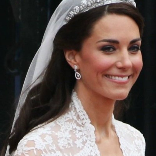 servitrice Ass feudale Princess Kate Middleton Tiara Crown Replica Wedding Bridal - Etsy Denmark
