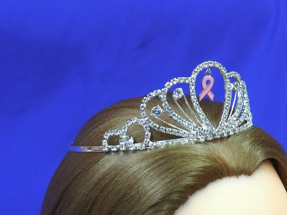 Cinta Rosa Tiara susan g komen carrera por la cura del regalo - Etsy México