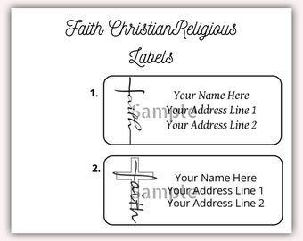 Checkered Flag Address Labels Set of 30