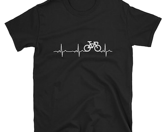 Cycling Heartbeat Shirt - Best Bicycle Lover Cycling Gift