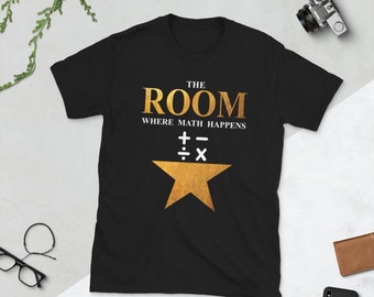 Math Teacher Gift Shirt - Room Where It Happens Online Class Hamilton Fan Shirt