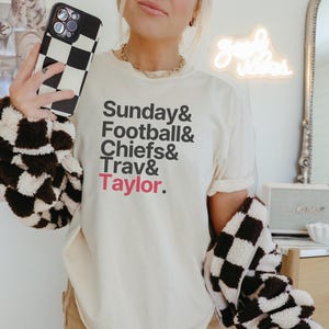 Karma Is The Guy On The Chiefs Shirt For Taylor Fan Chiefs Shirt Football Shirt Football Sunday Game Day Shirt Taylor Chiefs Shirt