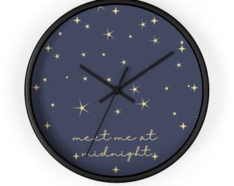 Taylor Midnights Merch Taylor Fan Gift Eras Merch Swiftie Gift for Swiftie Clock Midnight Blue