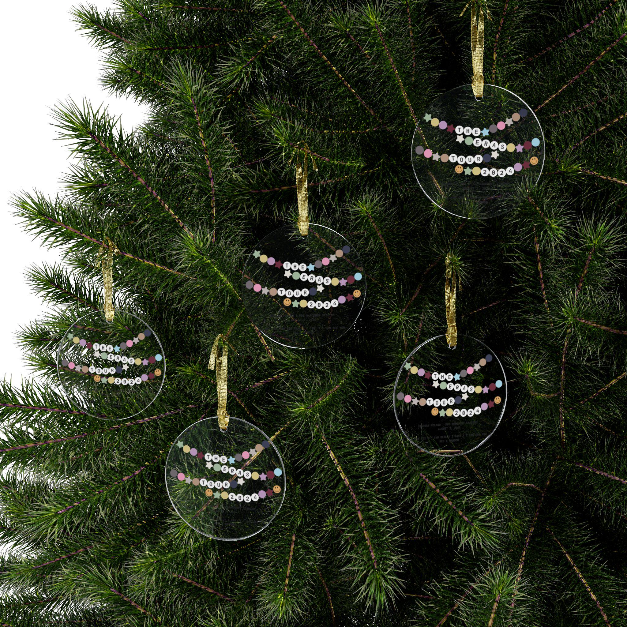 Eras Tour Ornament,Eras Tour Keepsake,Eras Tour Gift,Taylor Merch, Taylor Fan Gift,Swift Christmas, Taylor Christmas,Taylor Ornament