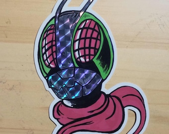 Sticker prismatique Kamen Rider