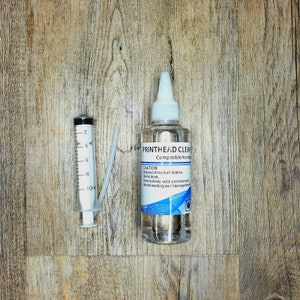 Print head cleaner! 100ml bottle + 10mL syringe and tube! Cleaner cartridges also available!!!