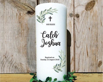 Baptism candle, Baptism, Christening candle