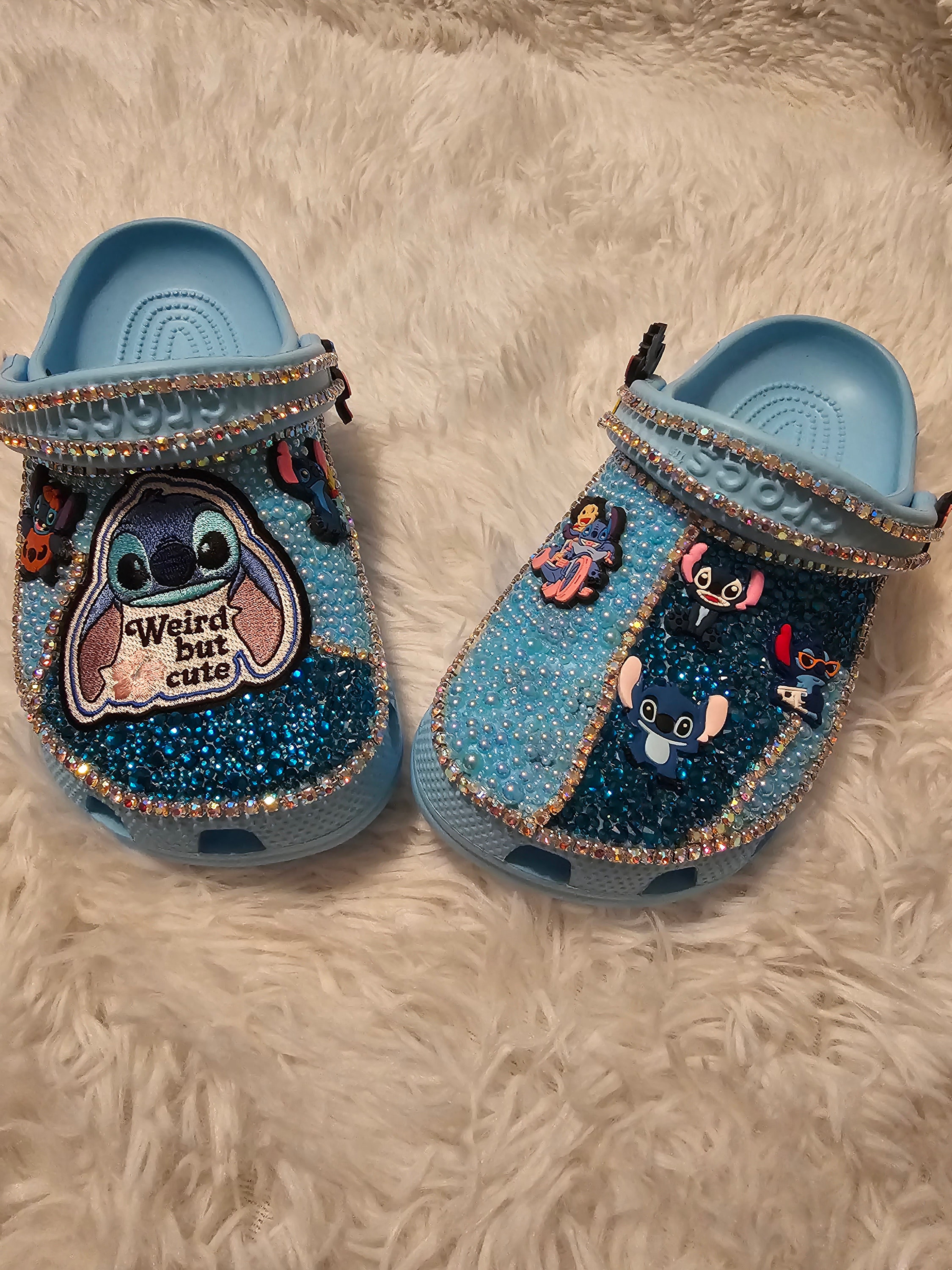 Bling Stitch Crocs - Etsy