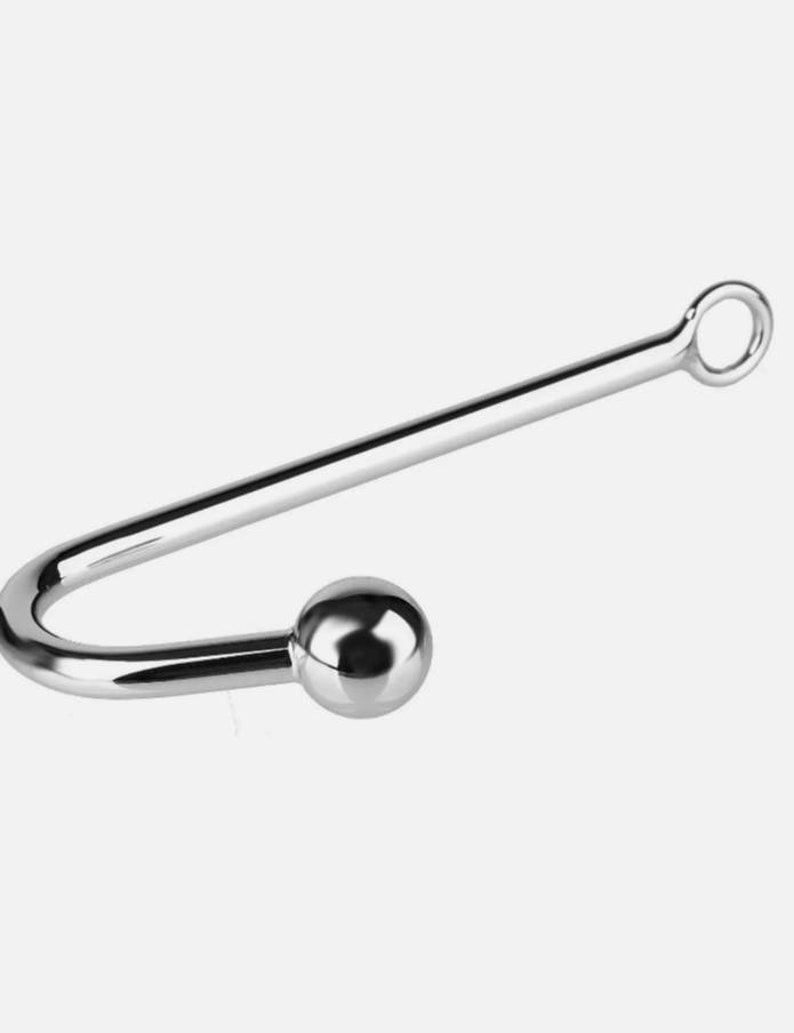 Stainless steel Anal Hook BDSM Play Butt plug Rope Play 