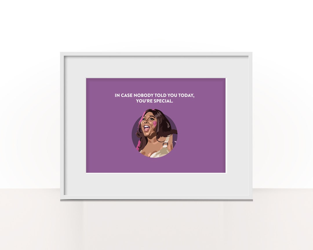 PRINTABLE Lizzo Special Landscape Illustration Art Print - Etsy