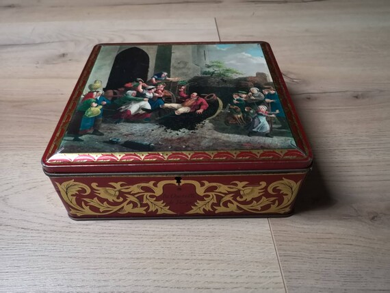 6 Scatole Di Latta Con Coperchio Trasparenti, Barattoli In Metallo Per Organizzazione Piccoli Oggetti, 8,7x6x1,8 Cm, Colore Argento