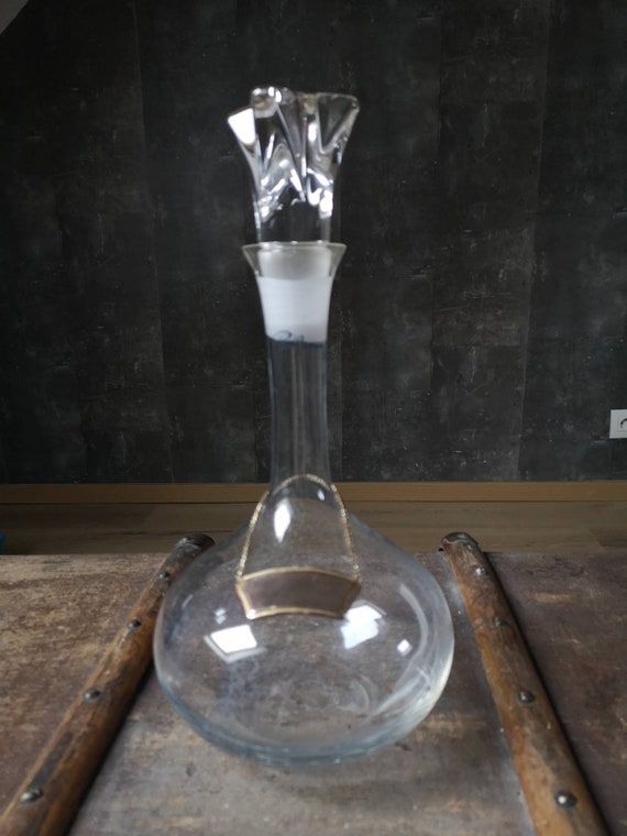 Carafe à décanter en verre transparent rond français avec bouchon Célèbre  chef français Paul Bocuse Dîner carafe de luxe Collection d'art du verre -  Etsy France