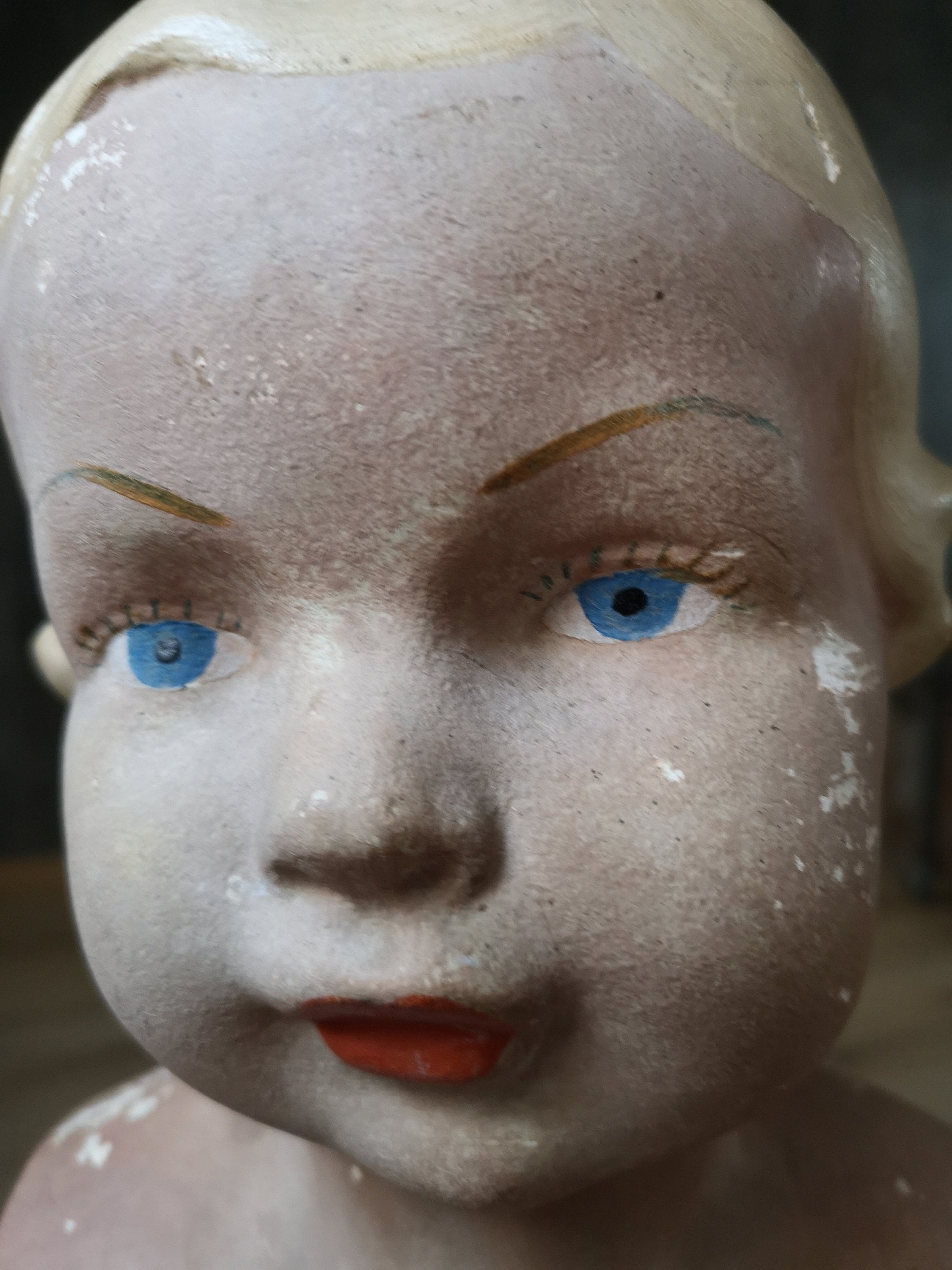 Child Mannequin Doll Plaster and Hand Painted Mannequin Etsy