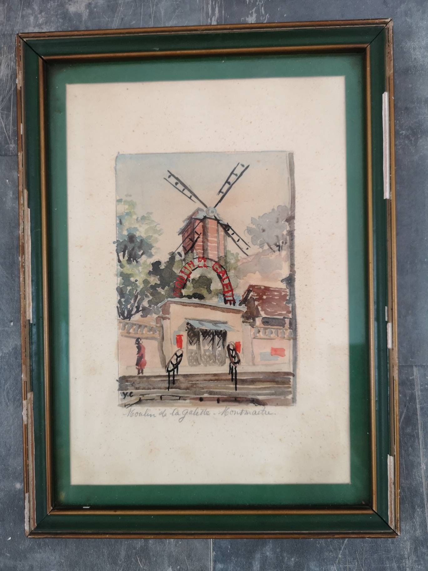 Montmartre 水彩画2003年