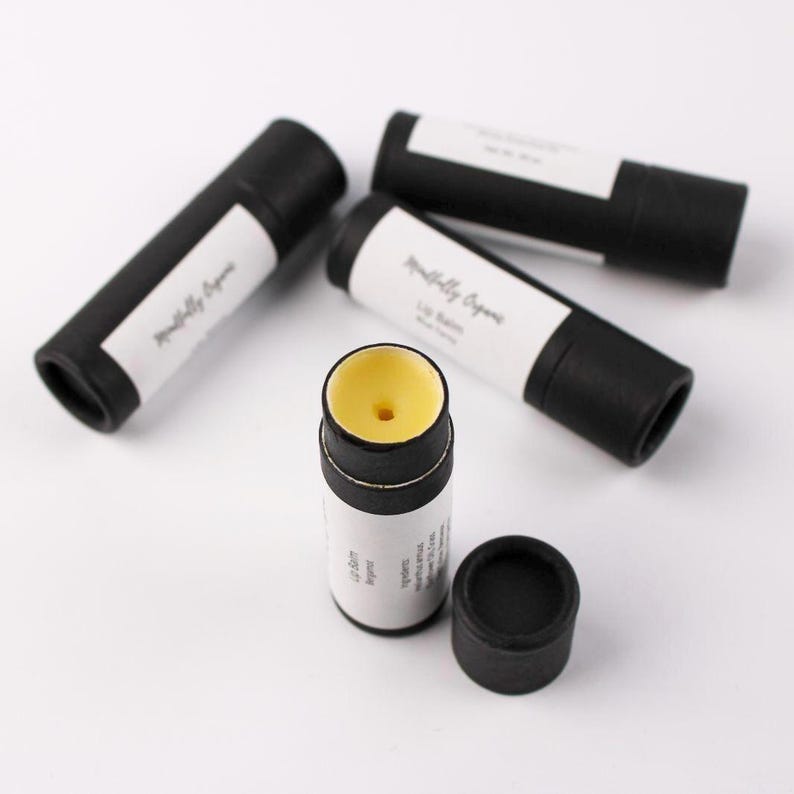 100 % Grass Fed Tallow Lip Balm | Natural Lip Balm for Dry Chapped Lips | Nourishing Lip Care Gift for Her & Him | Mindfully Organic image 1