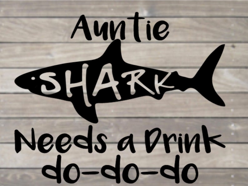 Download Auntie Shark SVG Cricut Baby Shark | Etsy
