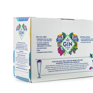 Deluxe Gin Making Kit. Botanical Blends, Fruits and Syrup Bases to make Fabulous Tasting Gin Drinks image 10