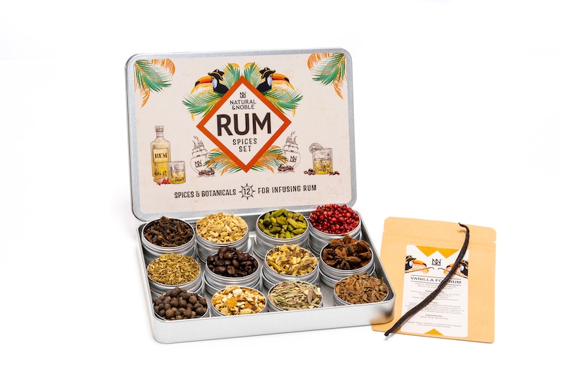 Homemade Rum Kit. 12 Gourmet Spices & Botanicals to Make Your Own Spiced Rum image 6